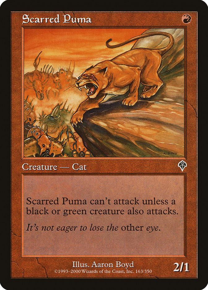 Scarred Puma [Invasion] | Exor Games Dartmouth