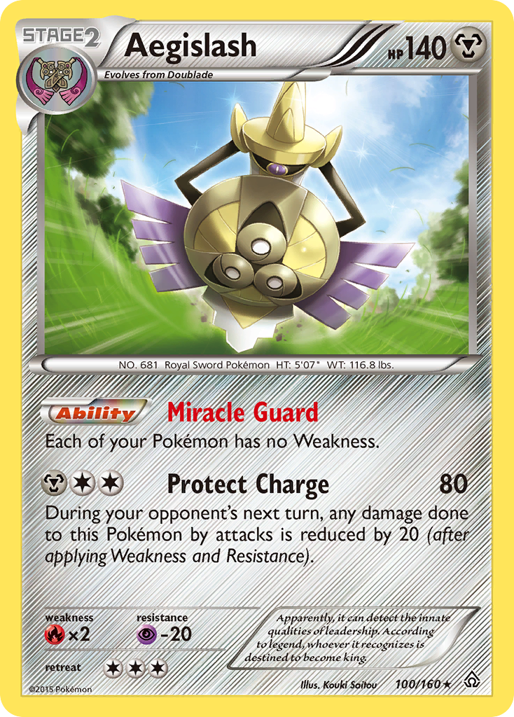 Aegislash (100/160) [XY: Primal Clash] | Exor Games Dartmouth