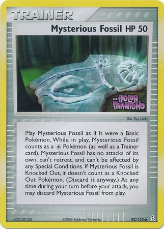 Mysterious Fossil (92/110) (Stamped) [EX: Holon Phantoms] | Exor Games Dartmouth