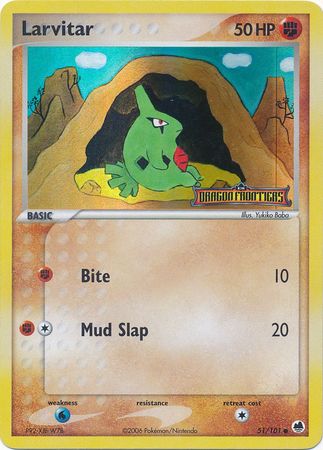 Larvitar (51/101) (Stamped) [EX: Dragon Frontiers] | Exor Games Dartmouth