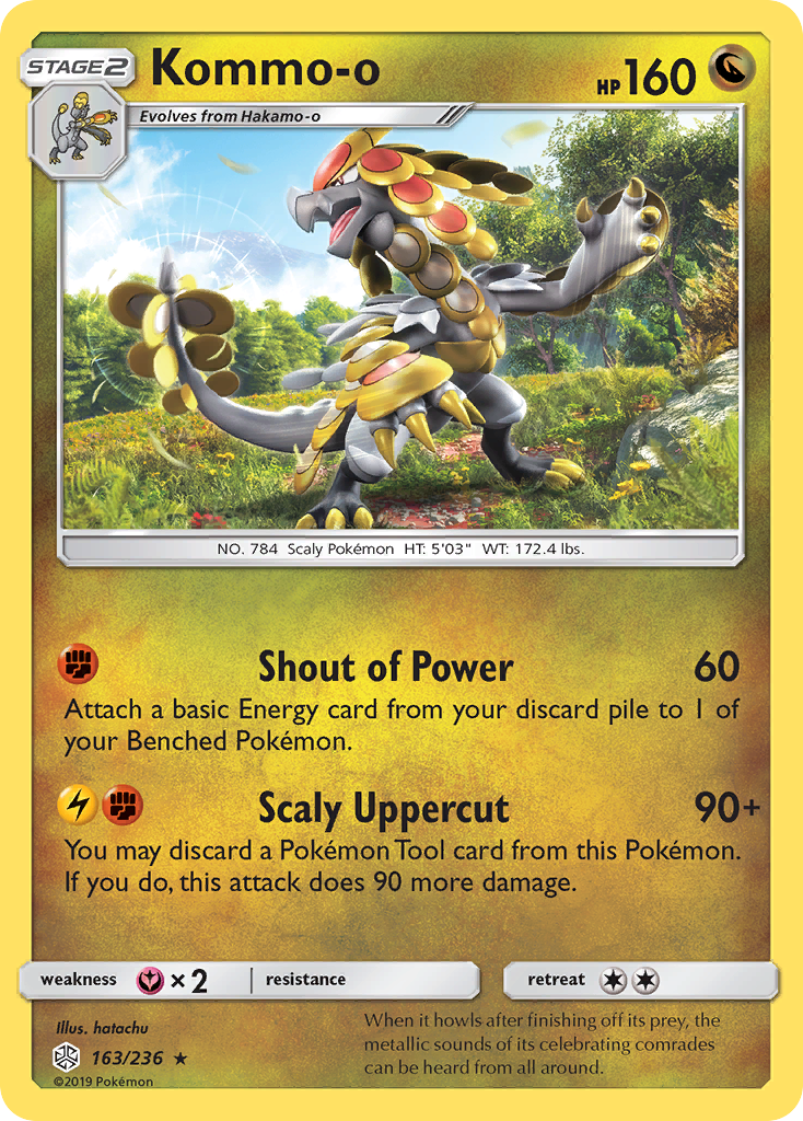 Kommo-o (163/236) [Sun & Moon: Cosmic Eclipse] | Exor Games Dartmouth