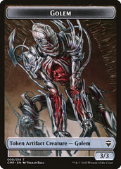 Golem // Zombie Token [Commander Legends Tokens] | Exor Games Dartmouth