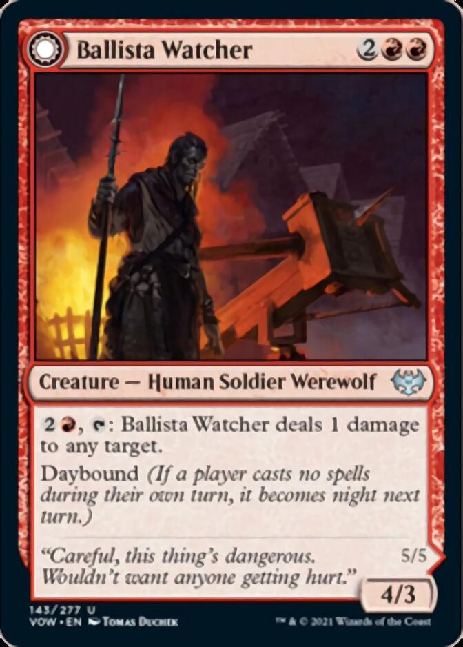 Ballista Watcher // Ballista Wielder [Innistrad: Crimson Vow] | Exor Games Dartmouth