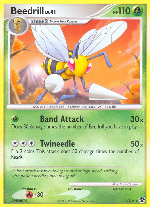 Beedrill (13/106) [Diamond & Pearl: Great Encounters] | Exor Games Dartmouth