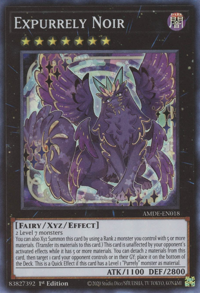 Expurrely Noir [AMDE-EN018] Super Rare | Exor Games Dartmouth