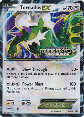 Tornadus EX (BW96) (Staff Prerelease Promo) [Black & White: Black Star Promos] | Exor Games Dartmouth