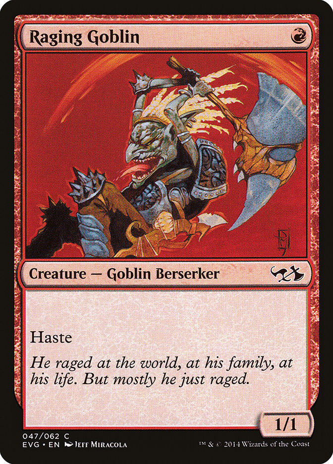 Raging Goblin (Elves vs. Goblins) [Duel Decks Anthology] | Exor Games Dartmouth