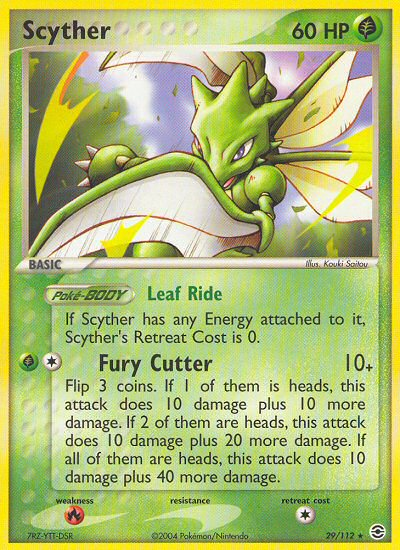 Scyther (29/112) [EX: FireRed & LeafGreen] | Exor Games Dartmouth