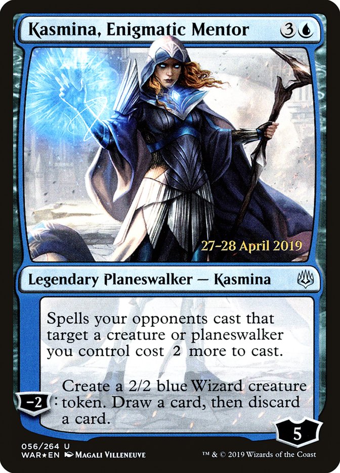 Kasmina, Enigmatic Mentor  [War of the Spark Prerelease Promos] | Exor Games Dartmouth