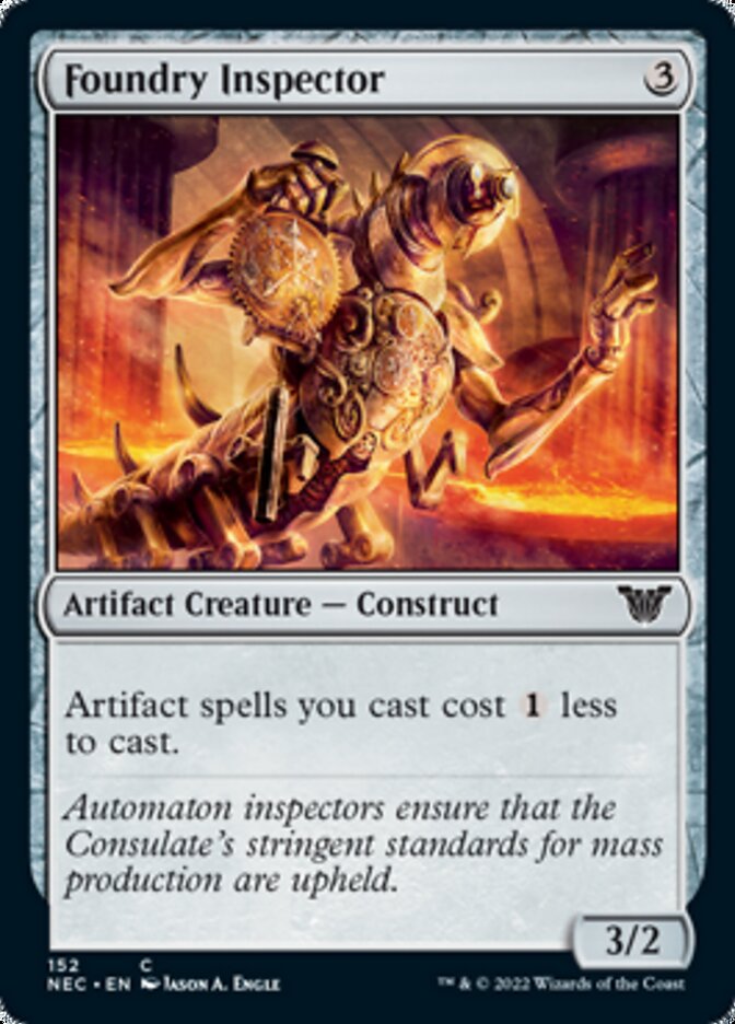 Foundry Inspector [Kamigawa: Neon Dynasty Commander] | Exor Games Dartmouth