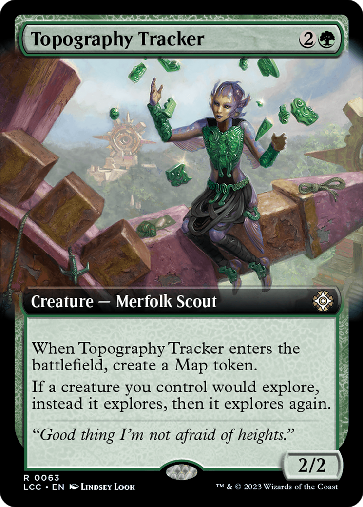 Topography Tracker (Extended Art) [The Lost Caverns of Ixalan Commander] | Exor Games Dartmouth