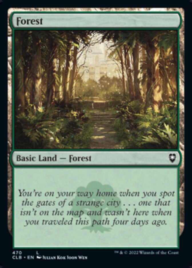 Forest (470) [Commander Legends: Battle for Baldur's Gate] | Exor Games Dartmouth