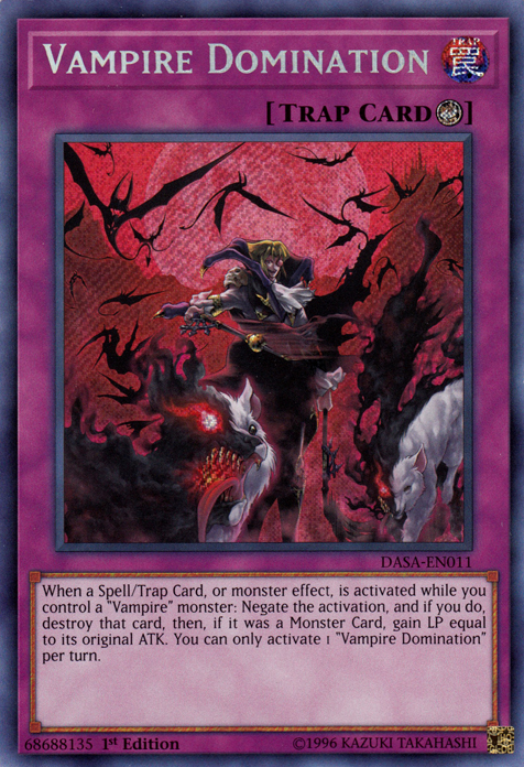 Vampire Domination [DASA-EN011] Secret Rare | Exor Games Dartmouth