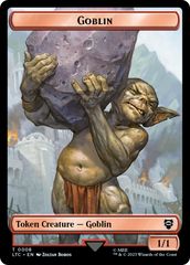 Goblin // Wraith Double-Sided Token [The Lord of the Rings: Tales of Middle-Earth Commander Tokens] | Exor Games Dartmouth