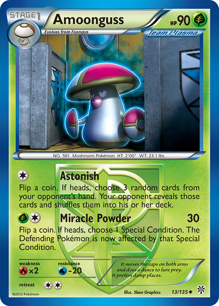 Amoonguss (13/135) [Black & White: Plasma Storm] | Exor Games Dartmouth