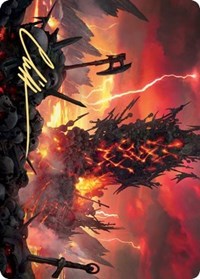 Immersturm Skullcairn Art Card (Gold-Stamped Signature) [Kaldheim: Art Series] | Exor Games Dartmouth