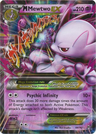 M Mewtwo EX (64/162) (Jumbo Card) [XY: BREAKthrough] | Exor Games Dartmouth