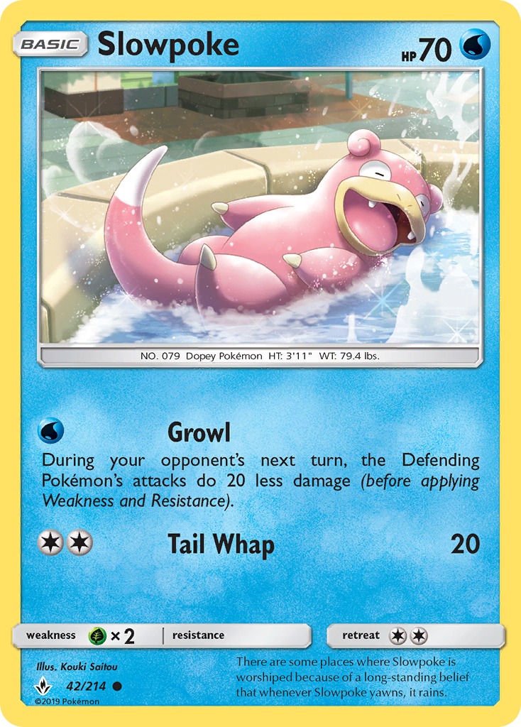 Slowpoke (42/214) [Sun & Moon: Unbroken Bonds] | Exor Games Dartmouth