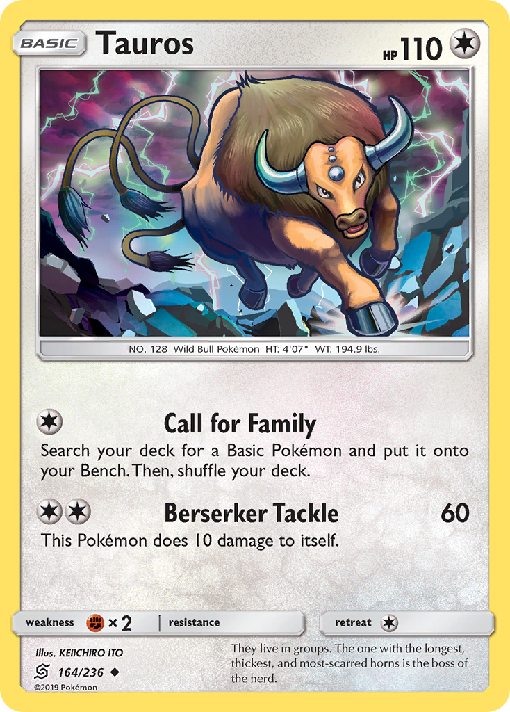 Tauros (164/236) [Sun & Moon: Unified Minds] | Exor Games Dartmouth