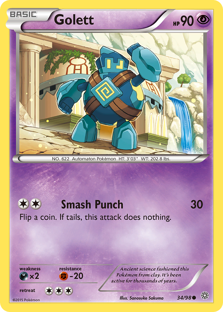 Golett (34/98) [XY: Ancient Origins] | Exor Games Dartmouth