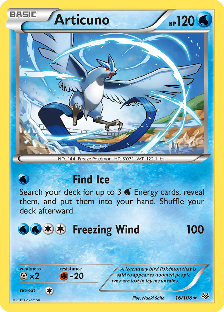 Articuno (16/108) [XY: Roaring Skies] | Exor Games Dartmouth