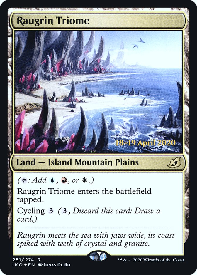 Raugrin Triome  [Ikoria: Lair of Behemoths Prerelease Promos] | Exor Games Dartmouth