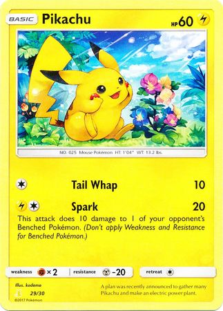 Pikachu (29/30) [Sun & Moon: Trainer Kit - Alolan Raichu] | Exor Games Dartmouth