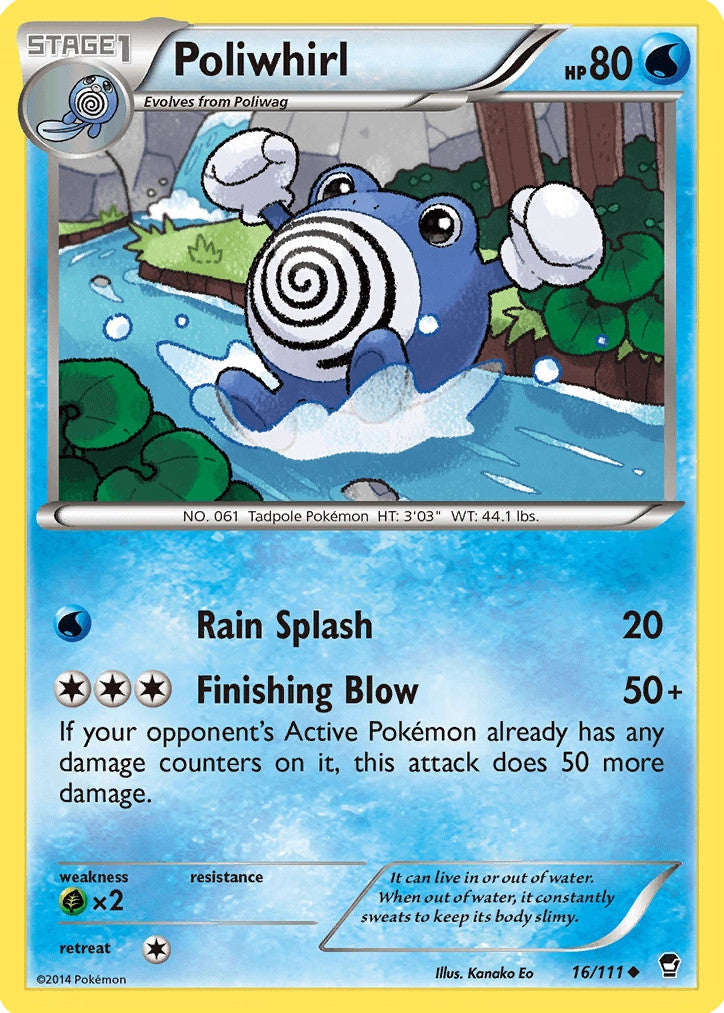 Poliwhirl (16/111) [XY: Furious Fists] | Exor Games Dartmouth