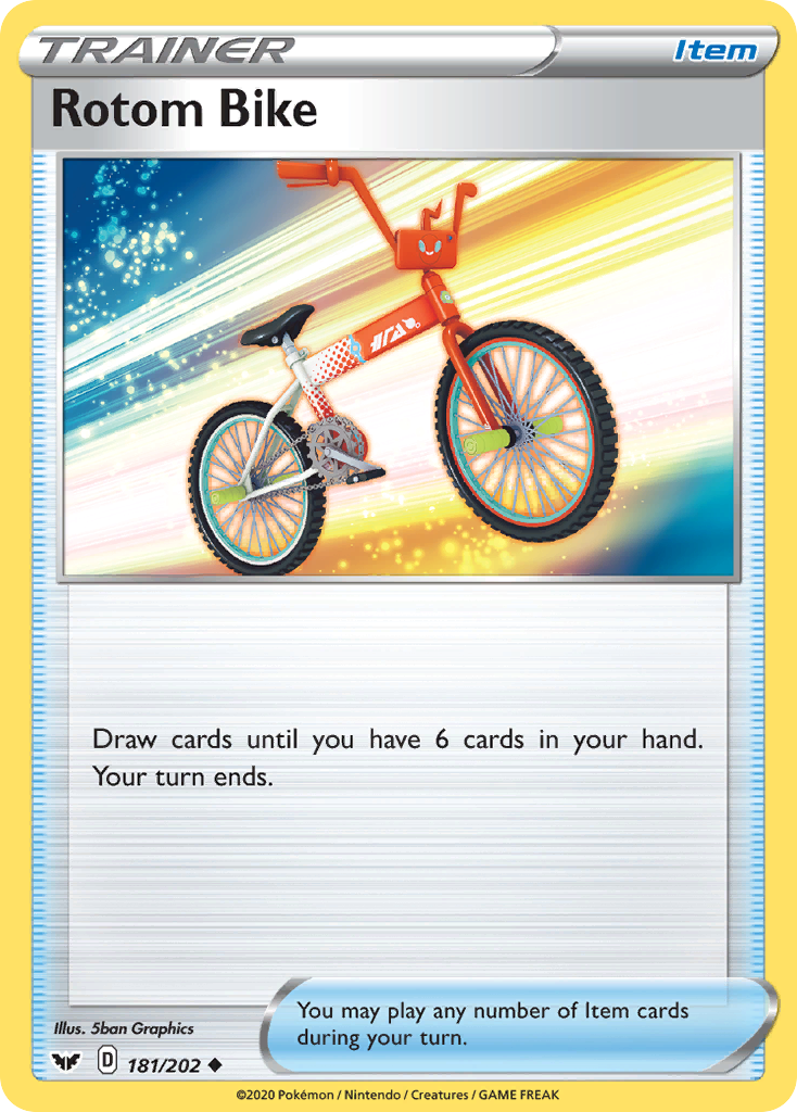 Rotom Bike (181/202) [Sword & Shield: Base Set] | Exor Games Dartmouth