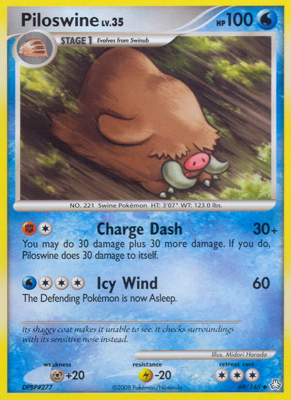 Piloswine (69/146) [Diamond & Pearl: Legends Awakened] | Exor Games Dartmouth