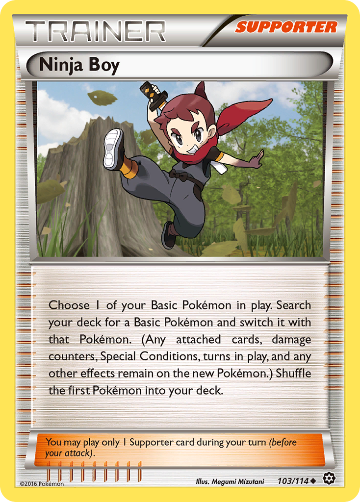 Ninja Boy (103/114) [XY: Steam Siege] | Exor Games Dartmouth
