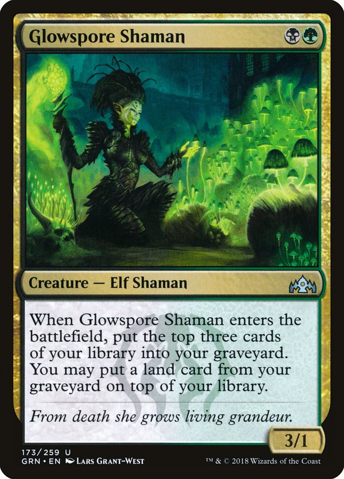 Glowspore Shaman [Guilds of Ravnica] | Exor Games Dartmouth