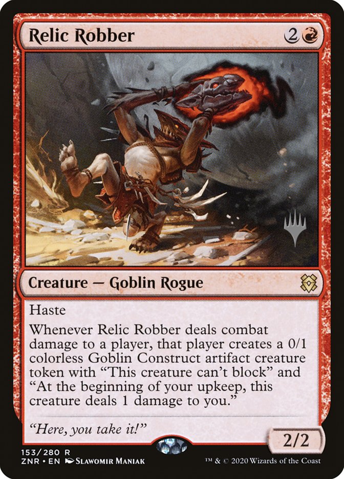 Relic Robber (Promo Pack) [Zendikar Rising Promos] | Exor Games Dartmouth