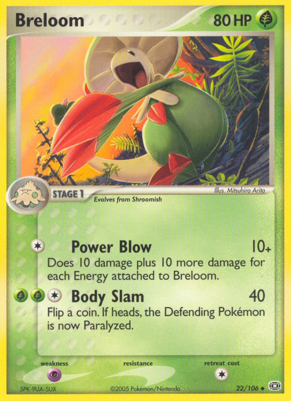 Breloom (22/106) [EX: Emerald] | Exor Games Dartmouth