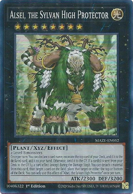 Alsei, the Sylvan High Protector [MAZE-EN052] Super Rare | Exor Games Dartmouth