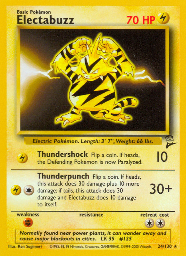 Electabuzz (24/130) [Base Set 2] | Exor Games Dartmouth