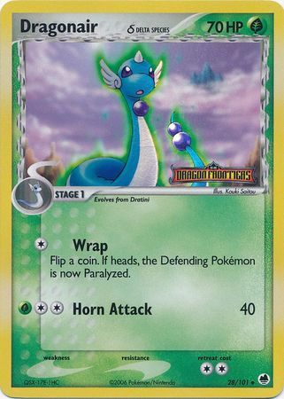 Dragonair (28/101) (Delta Species) (Stamped) [EX: Dragon Frontiers] | Exor Games Dartmouth