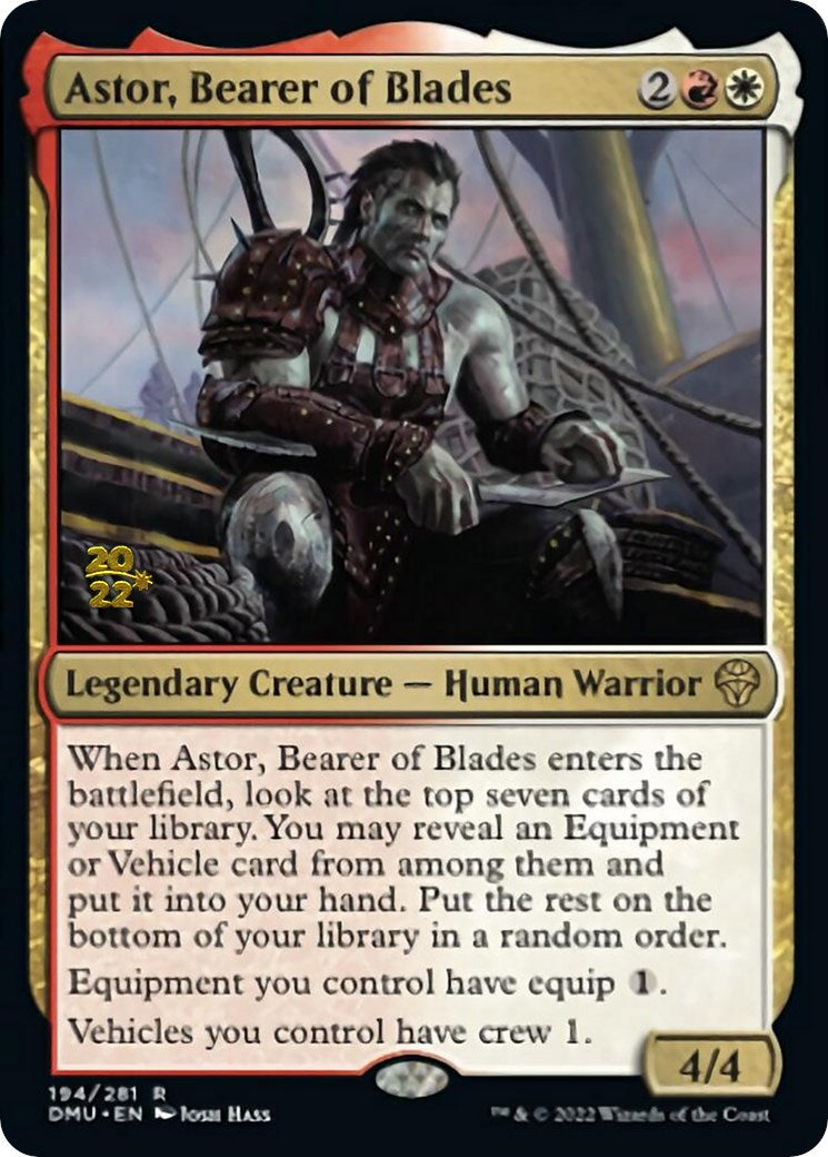 Astor, Bearer of Blades [Dominaria United Prerelease Promos] | Exor Games Dartmouth