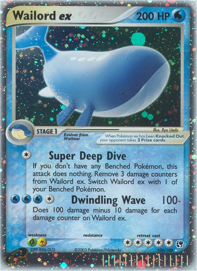 Wailord ex (100/100) [EX: Sandstorm] | Exor Games Dartmouth