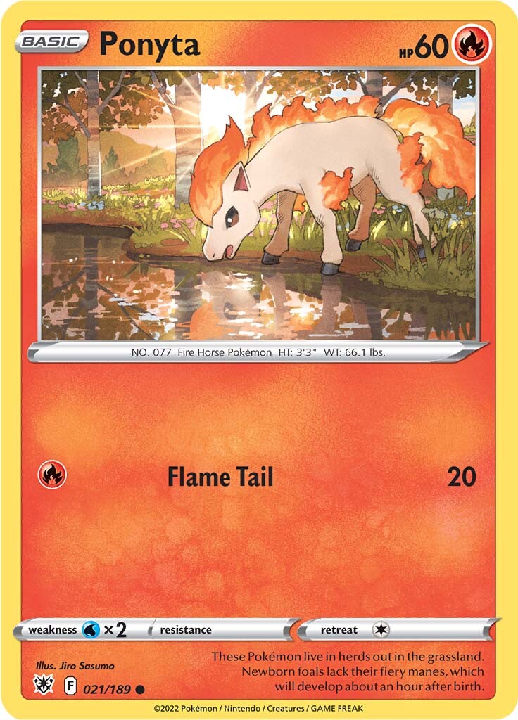 Ponyta (021/189) [Sword & Shield: Astral Radiance] | Exor Games Dartmouth