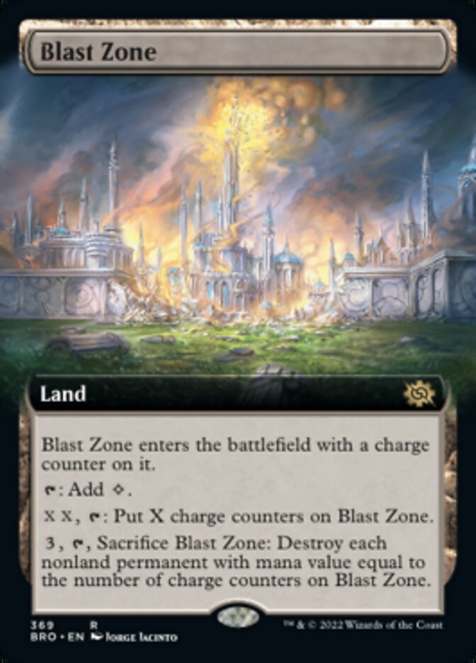 Blast Zone (Extended Art) [The Brothers' War] | Exor Games Dartmouth