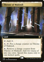 Throne of Makindi (Extended Art) [Zendikar Rising] | Exor Games Dartmouth