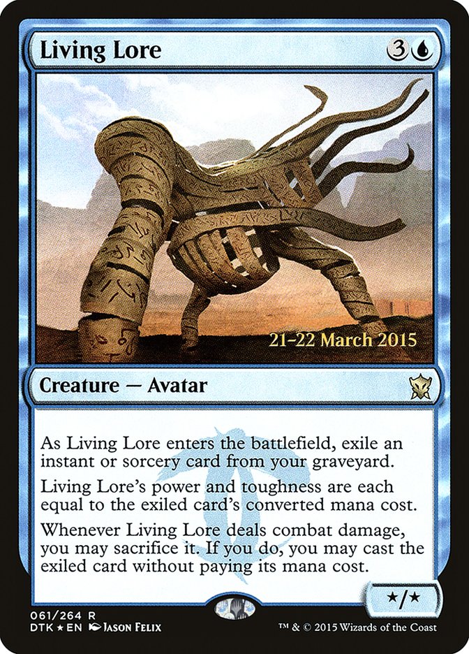 Living Lore  [Dragons of Tarkir Prerelease Promos] | Exor Games Dartmouth