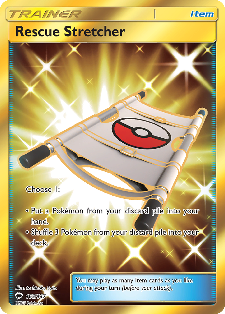 Rescue Stretcher (165/147) [Sun & Moon: Burning Shadows] | Exor Games Dartmouth