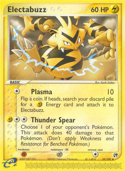 Electabuzz (35/100) [EX: Sandstorm] | Exor Games Dartmouth