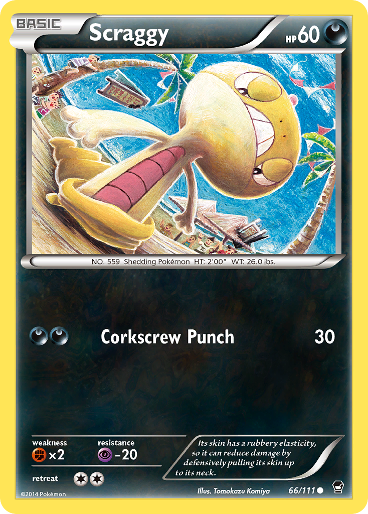 Scraggy (66/111) [XY: Furious Fists] | Exor Games Dartmouth