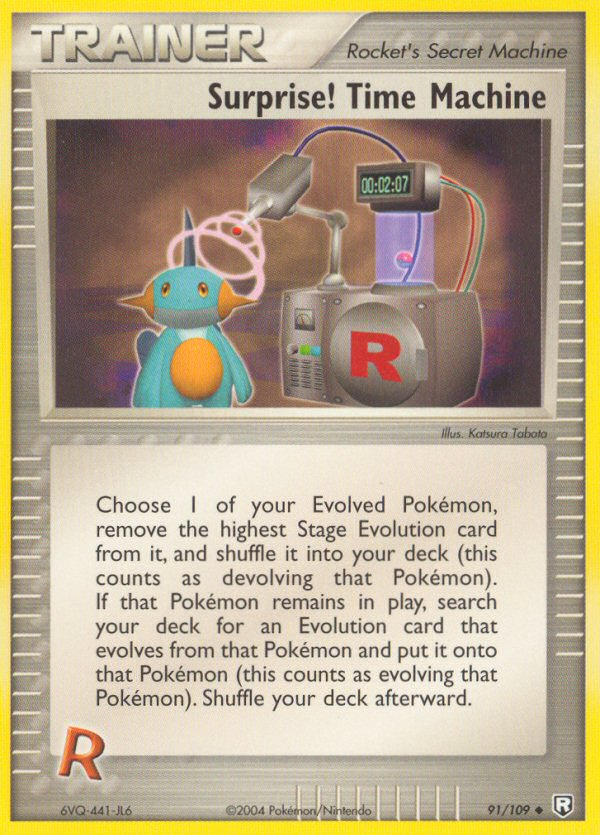 Surprise! Time Machine (91/109) [EX: Team Rocket Returns] | Exor Games Dartmouth
