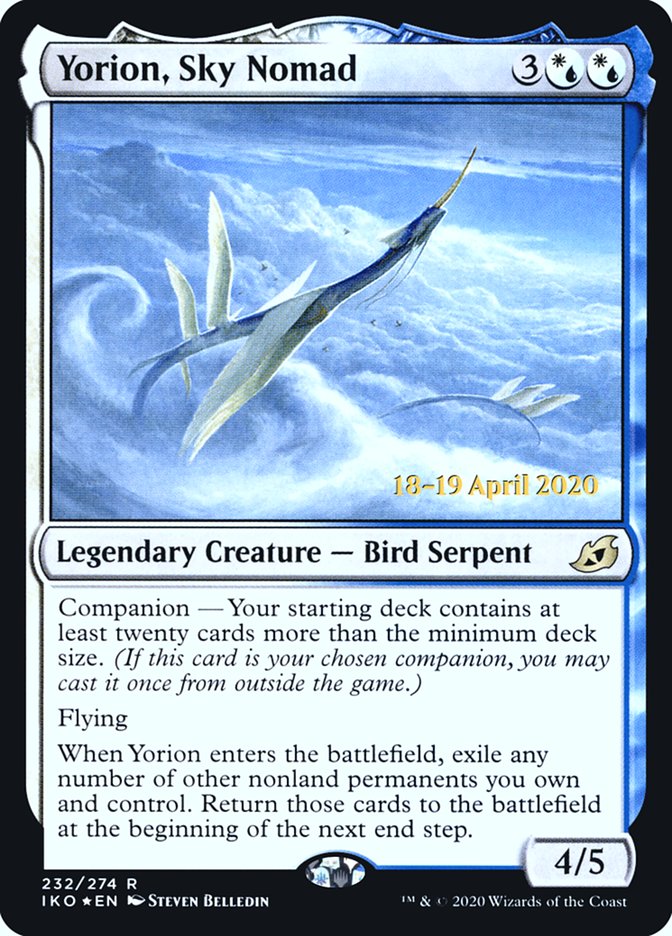 Yorion, Sky Nomad  [Ikoria: Lair of Behemoths Prerelease Promos] | Exor Games Dartmouth