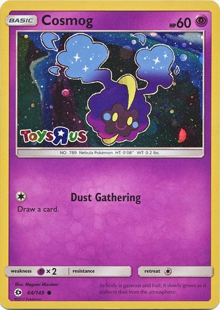 Cosmog (64/149) (Toys R Us Promo) [Sun & Moon: Base Set] | Exor Games Dartmouth