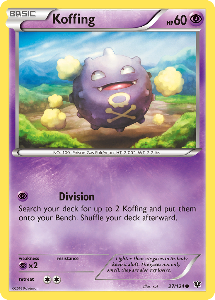 Koffing (27/124) [XY: Fates Collide] | Exor Games Dartmouth